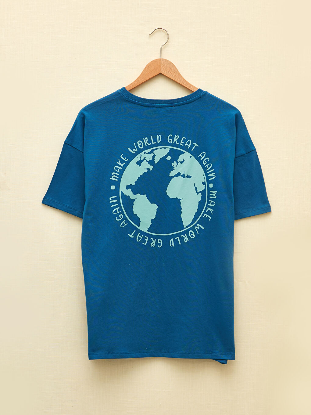 Crew Neck Printed Short Sleeve Cotton Maternity T-shirt -S2GY87Z8-HQ6