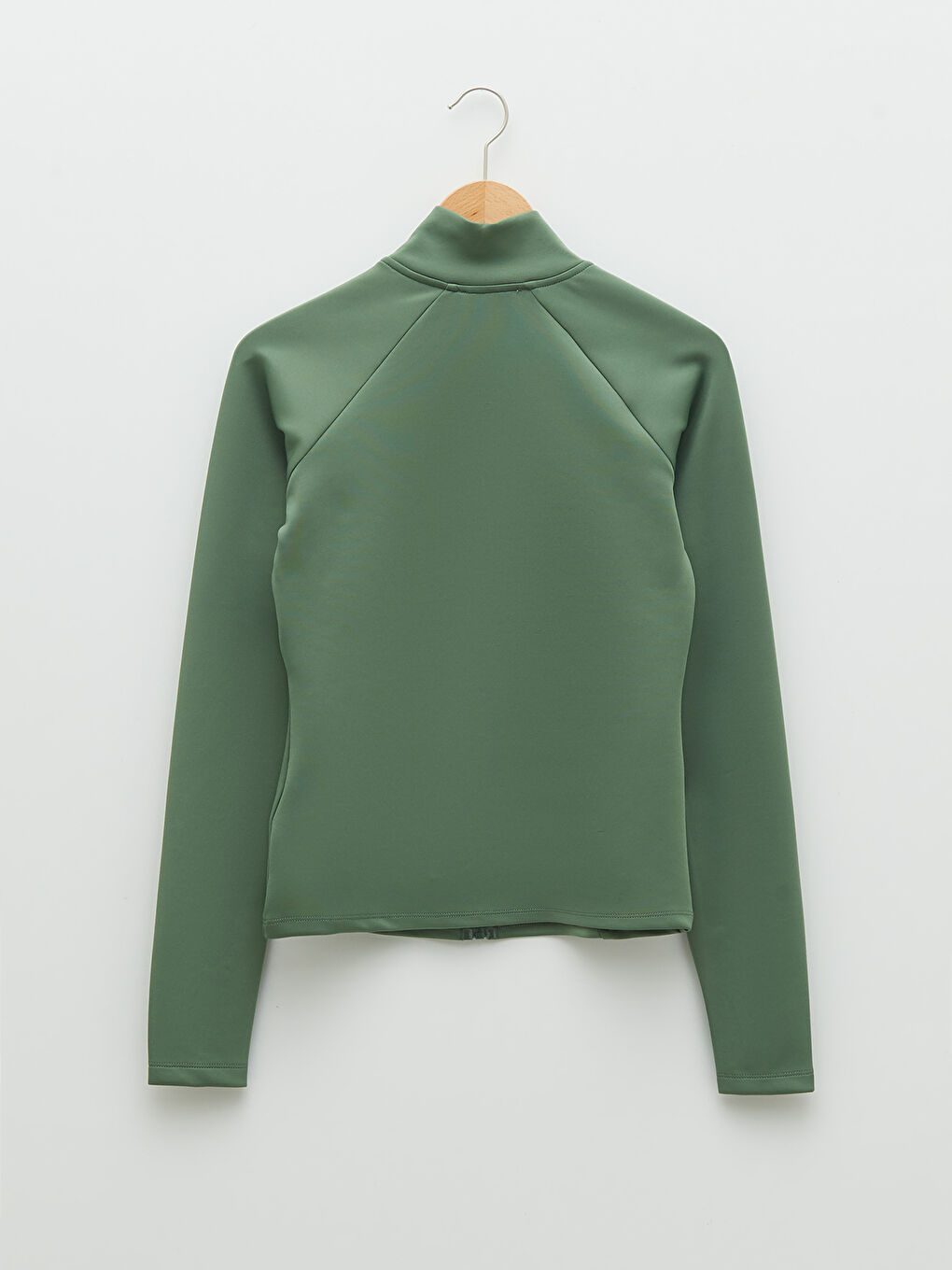 Rollkragen Damen Sport-Strickjacke-6