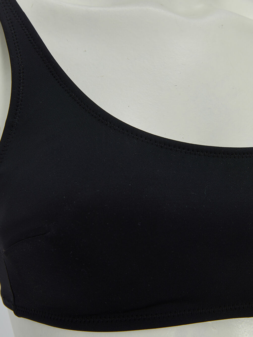 Women's U-Neck Plain Bikini Top -S2H018Z8-CVL