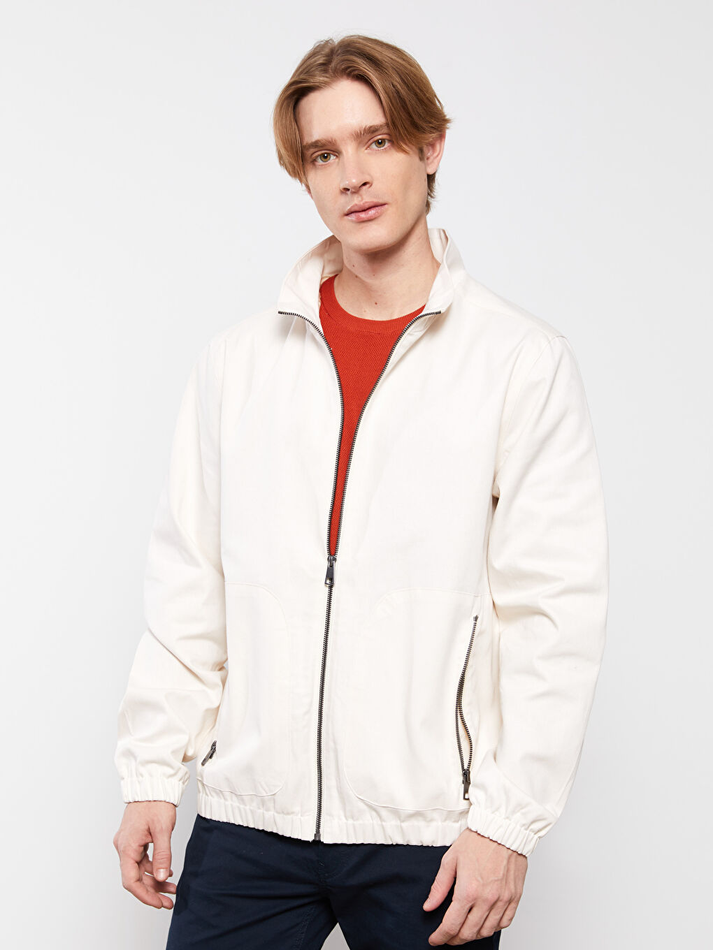 LCWAIKIKI Classic Standard Fit Funnel Neck Men's Coat -S2H111Z8-FRC