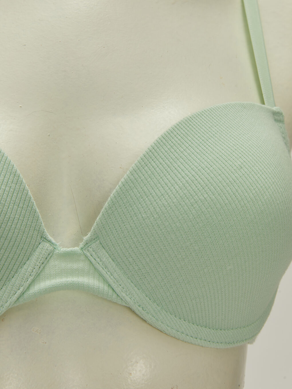 Yeşil Balenli Dolgusuz Düz Sütyen-2
