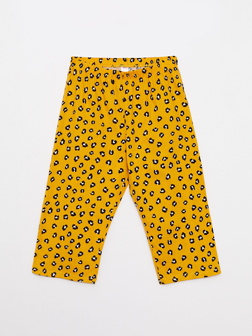 Crew Neck Printed Short Sleeve Girls' Pyjama Set-2