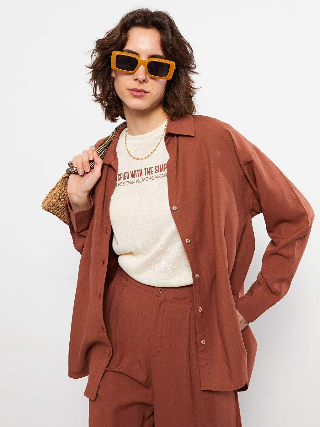 Žena SMEĐA Košulja-1