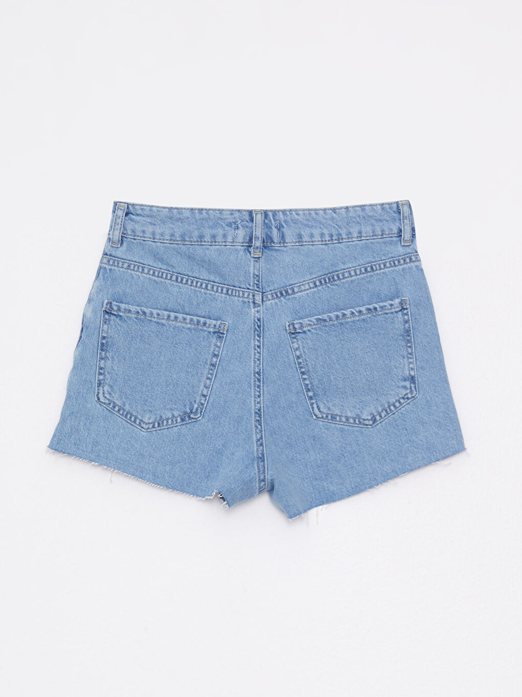High Waist Mom Fit Embroidered Women's Rodeo Jean Shorts -S2H204Z8-311