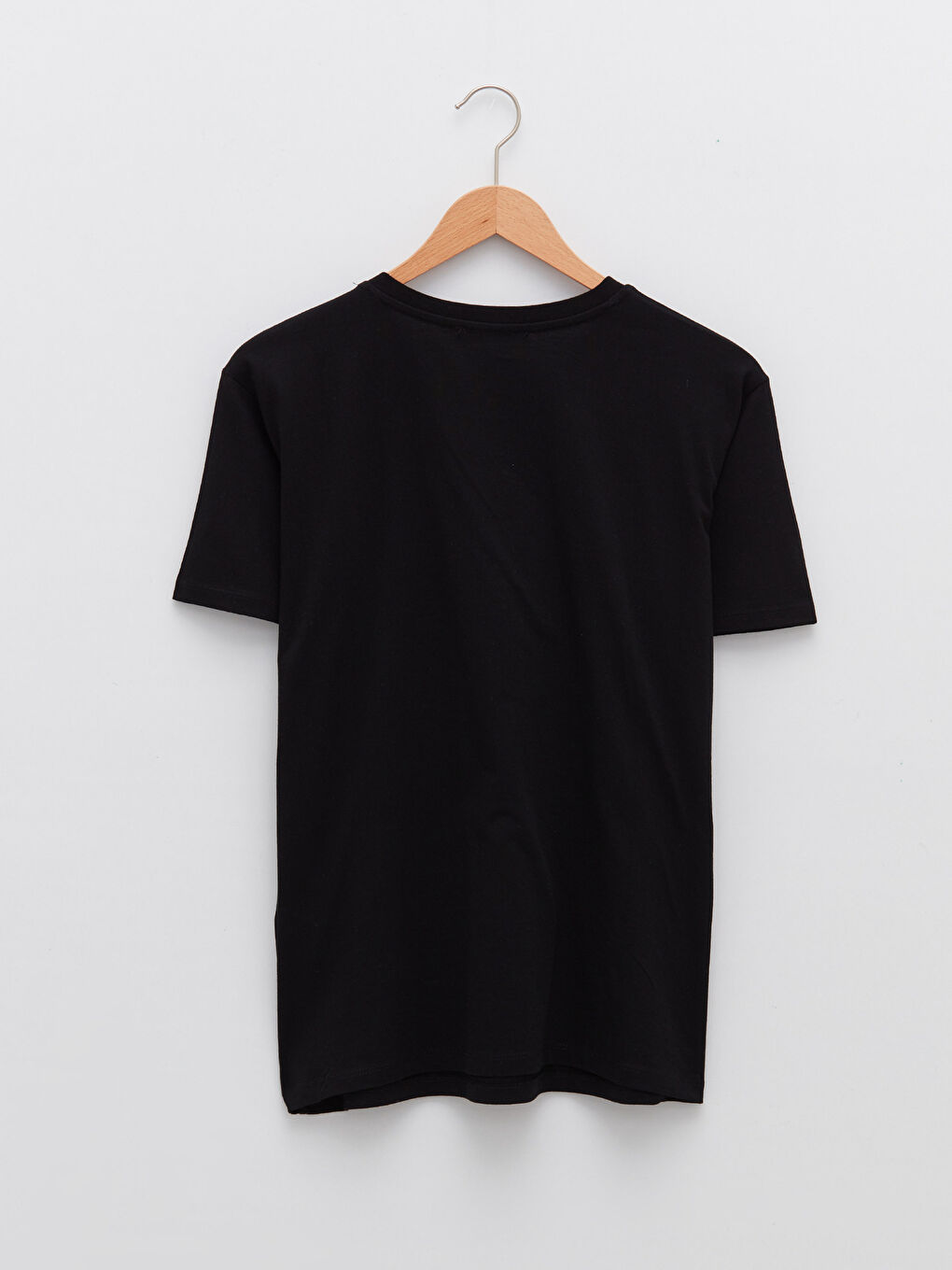 Tricou din Bumbac cu Mânecă Scurtă Imprimat și Guler Rotund pentru Femei-6