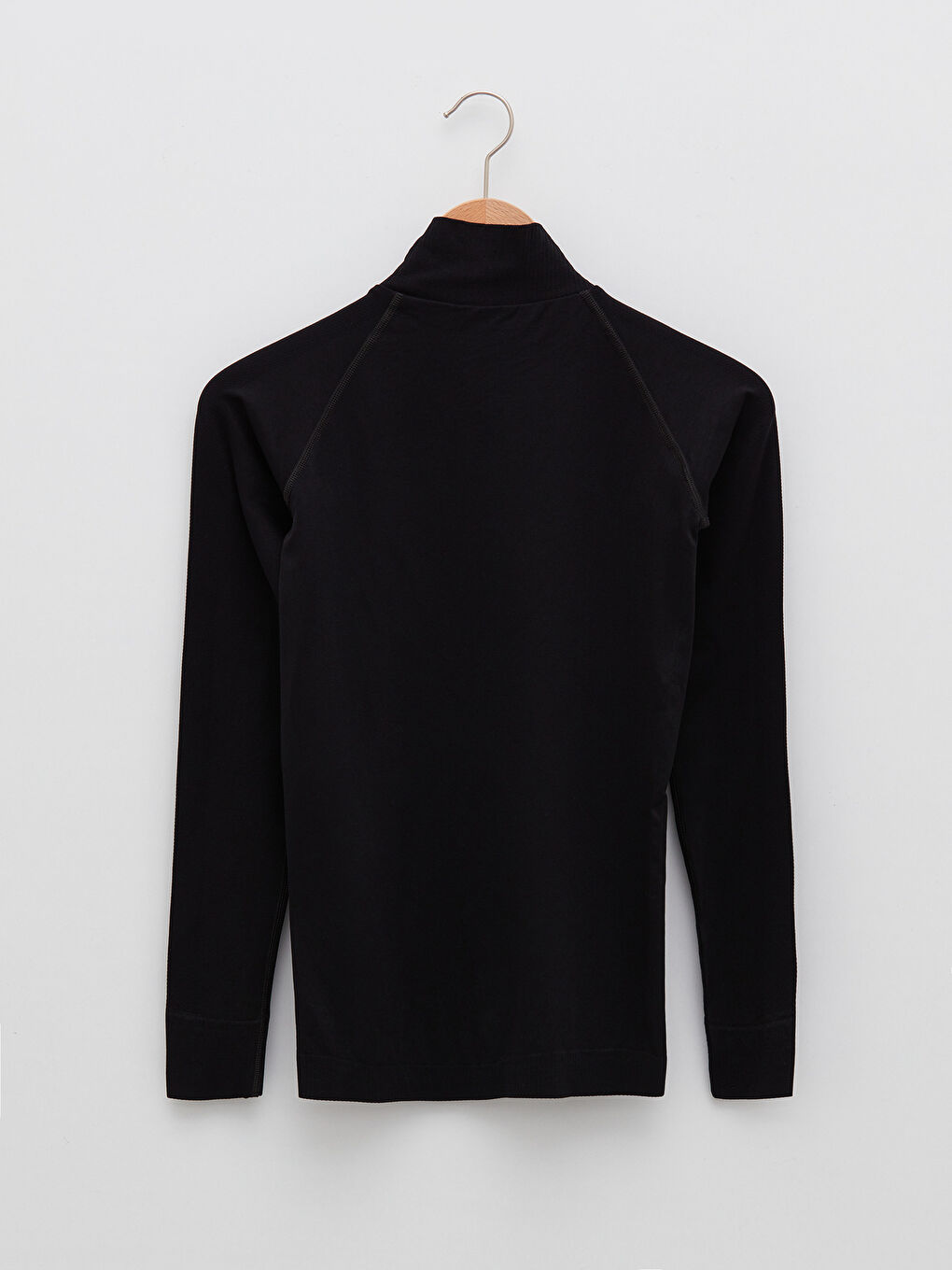 Siyah Dik Yaka Kadın Spor Hırka-6