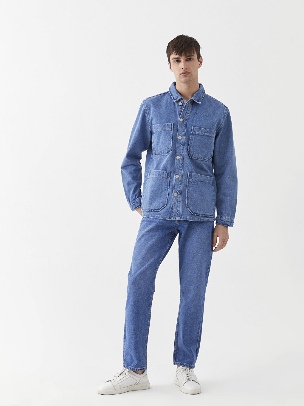 İndigo 700 Straight Fit Erkek Jean Pantolon-1