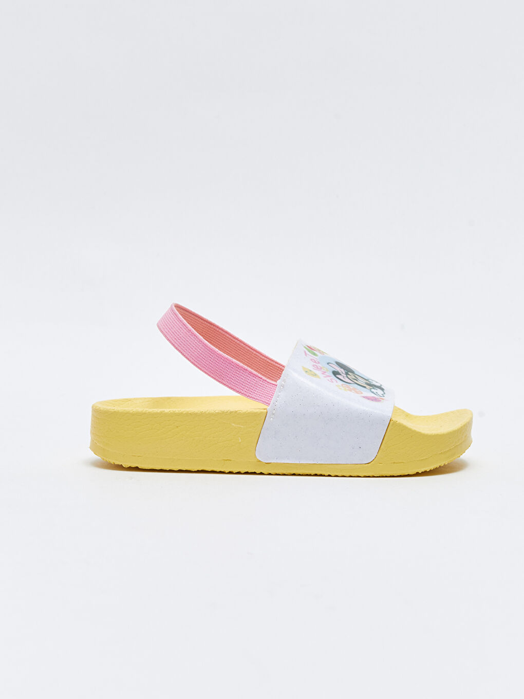 მინნი მაუსის ლიცენზირებული რეზინის გოგონას პლაჟის ჩუსტები-3