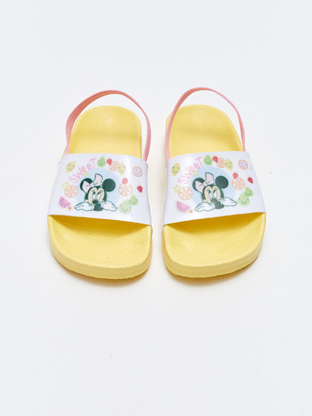 მინნი მაუსის ლიცენზირებული რეზინის გოგონას პლაჟის ჩუსტები-4