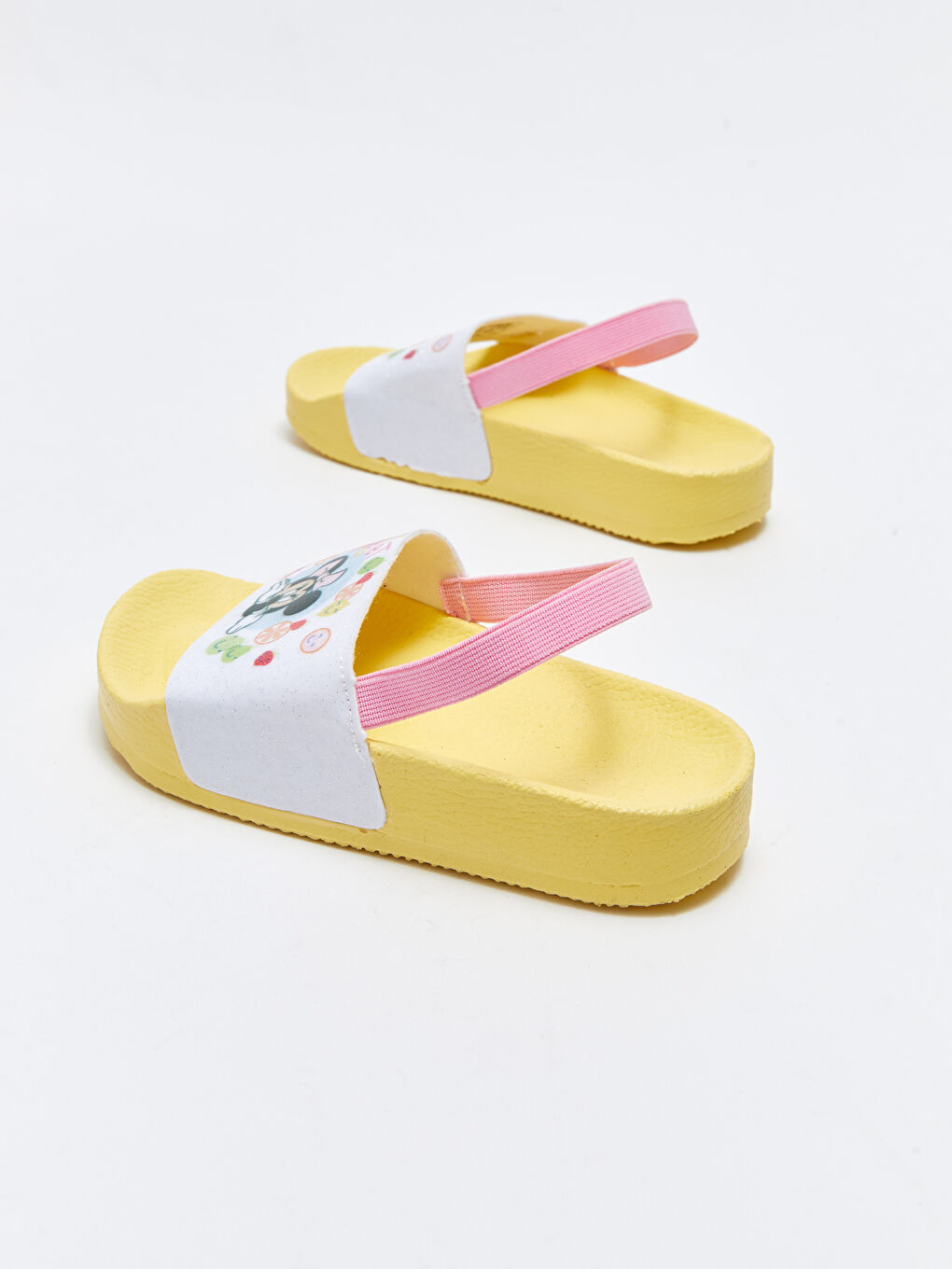 მინნი მაუსის ლიცენზირებული რეზინის გოგონას პლაჟის ჩუსტები-6