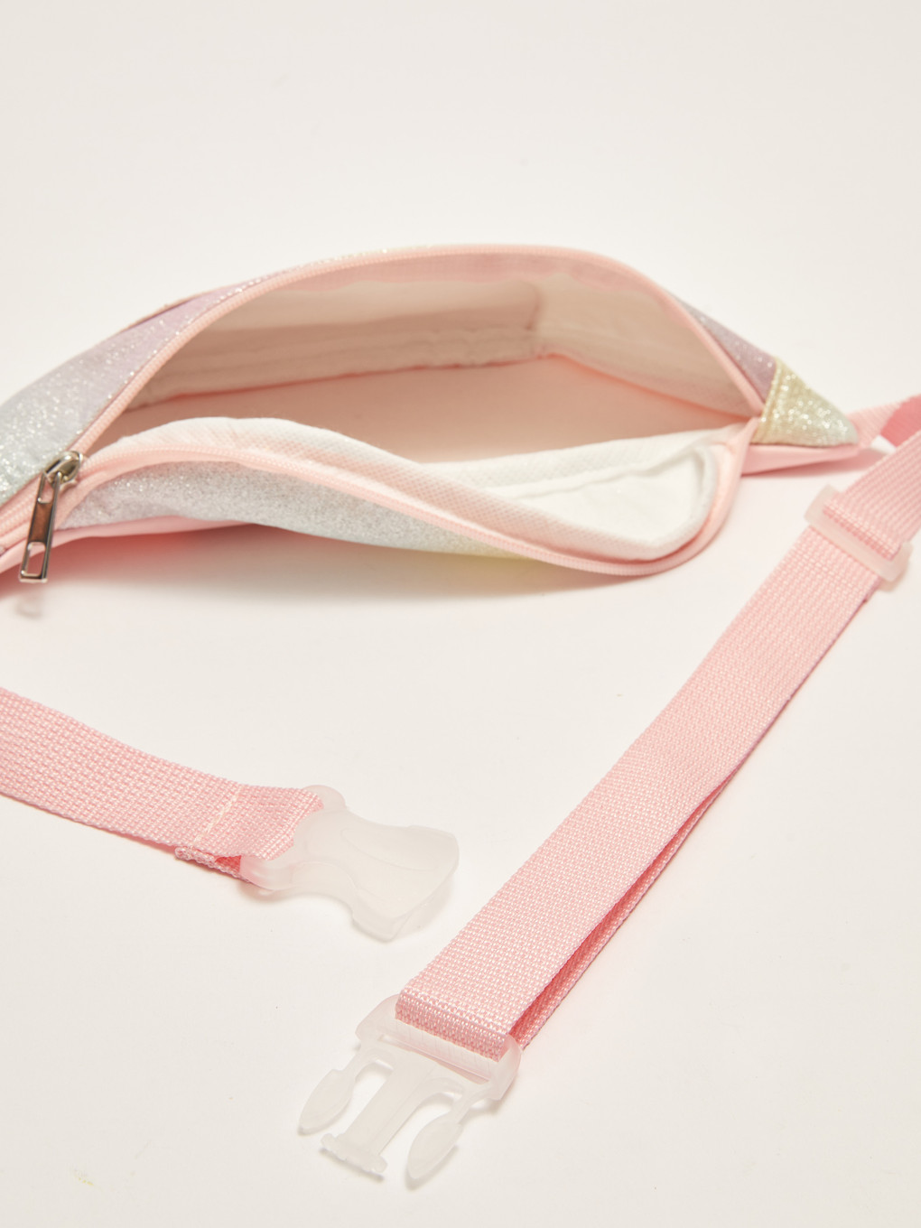 Pembe Patch Detaylı Kız Çocuk Bel Çantası-2