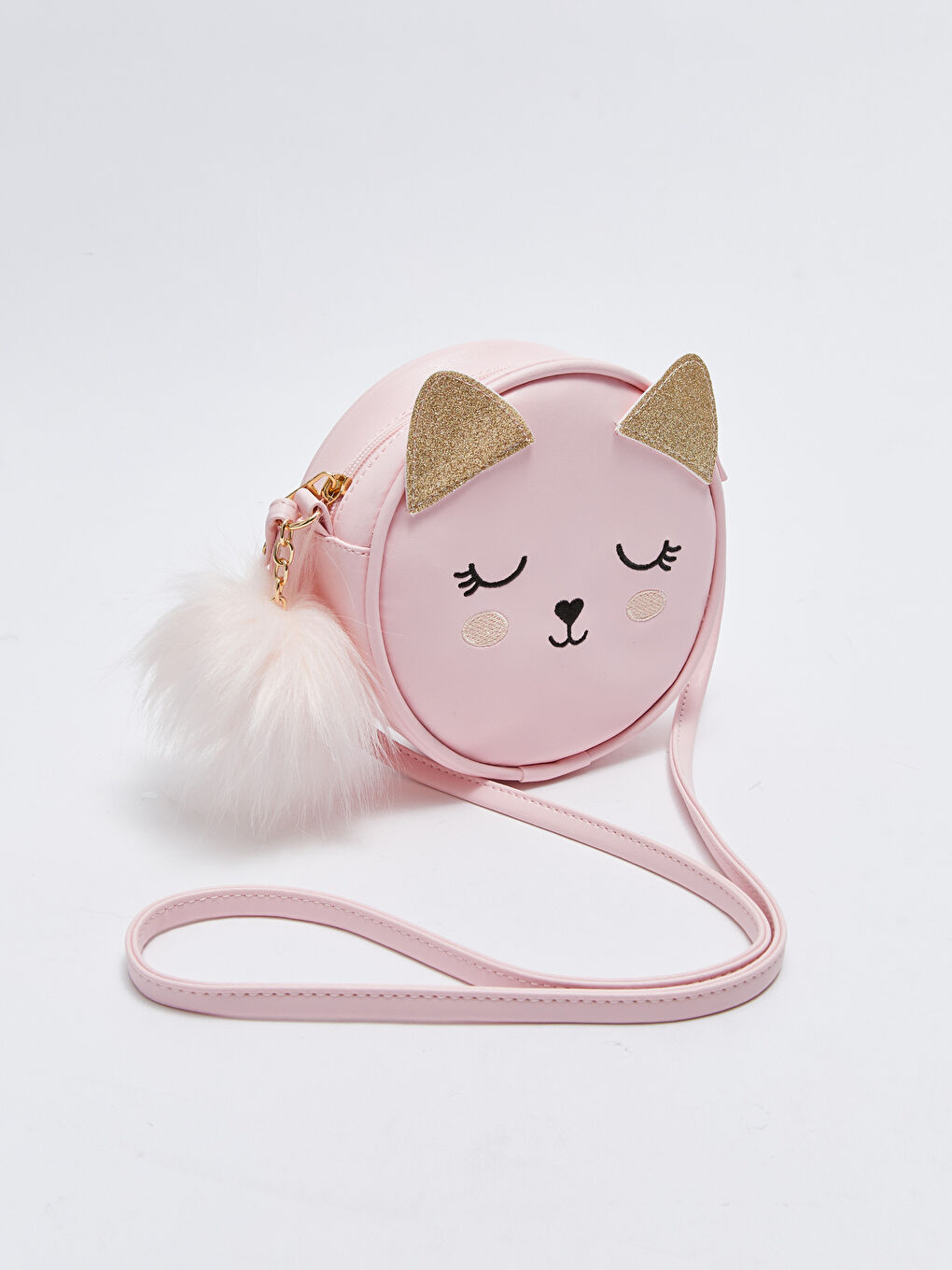 3D Patched Embroidered Girls' Crossbody Bag
