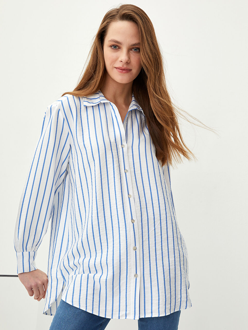 Tunique Chemise Rayée pour Femmes