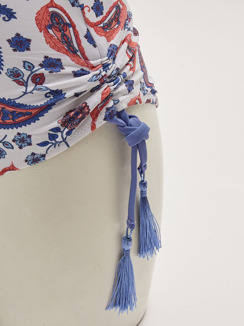 Ekru Desenli Kadın Mayo-2