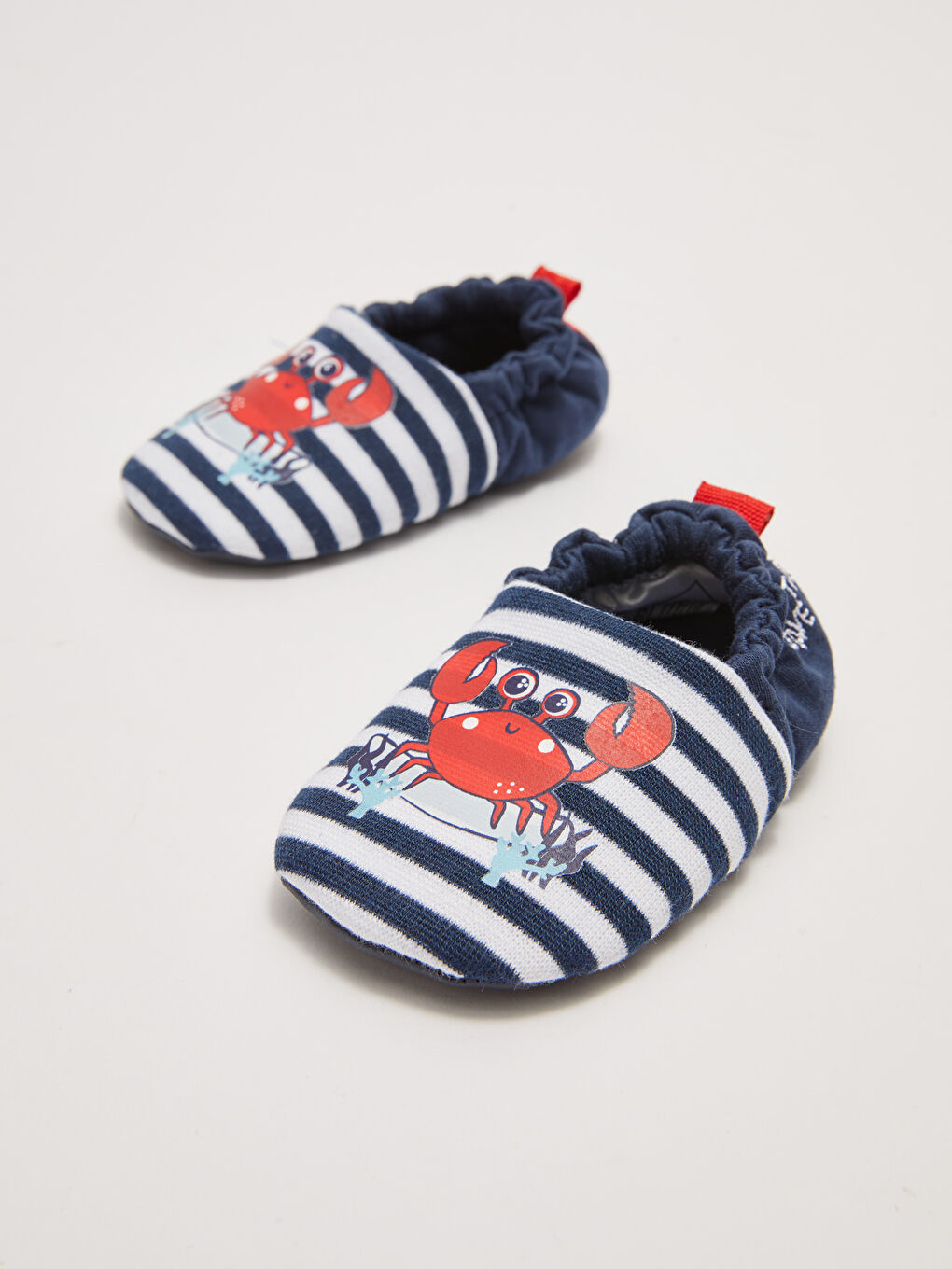 Пинетки для малышей мальчиков с принтом краба-1