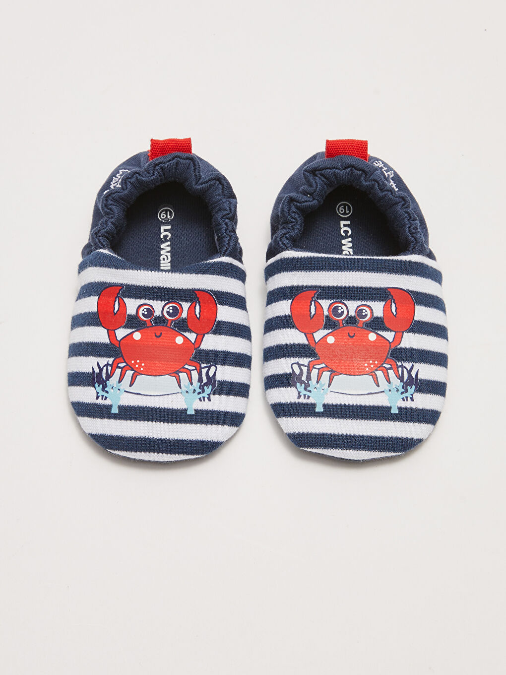 Пинетки для малышей мальчиков с принтом краба-2