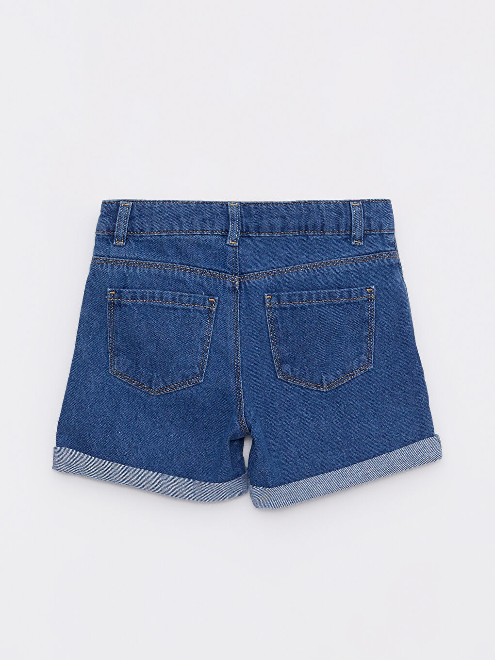 İndigo Minnie ve Mickey Mouse Lisanslı Kız Çocuk Jean Şort-1