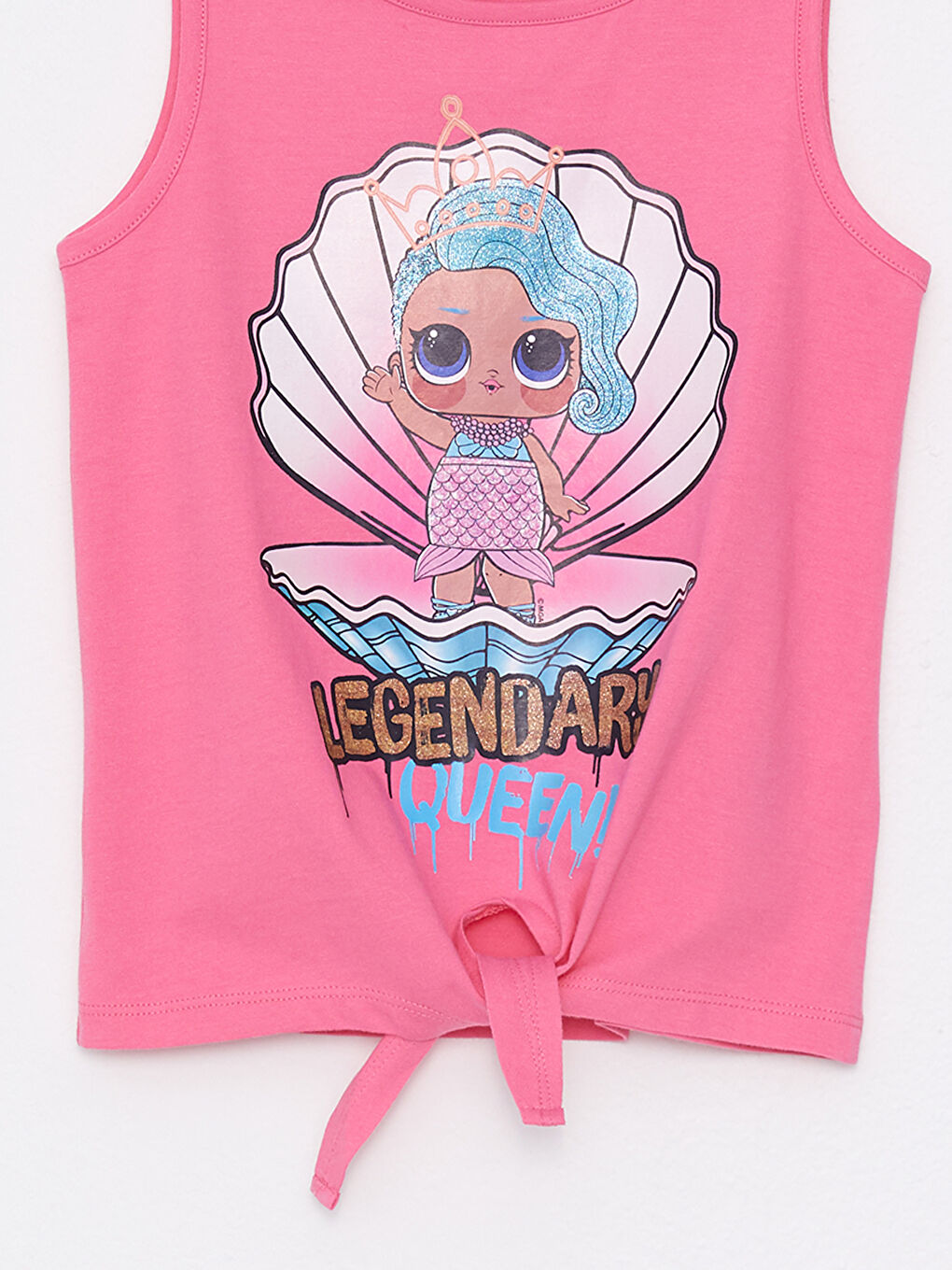 LCW Kids Bisiklet Yaka LOL Surprise OMG Lisanslı Kız Çocuk Atlet -S2H478Z4-RRZ