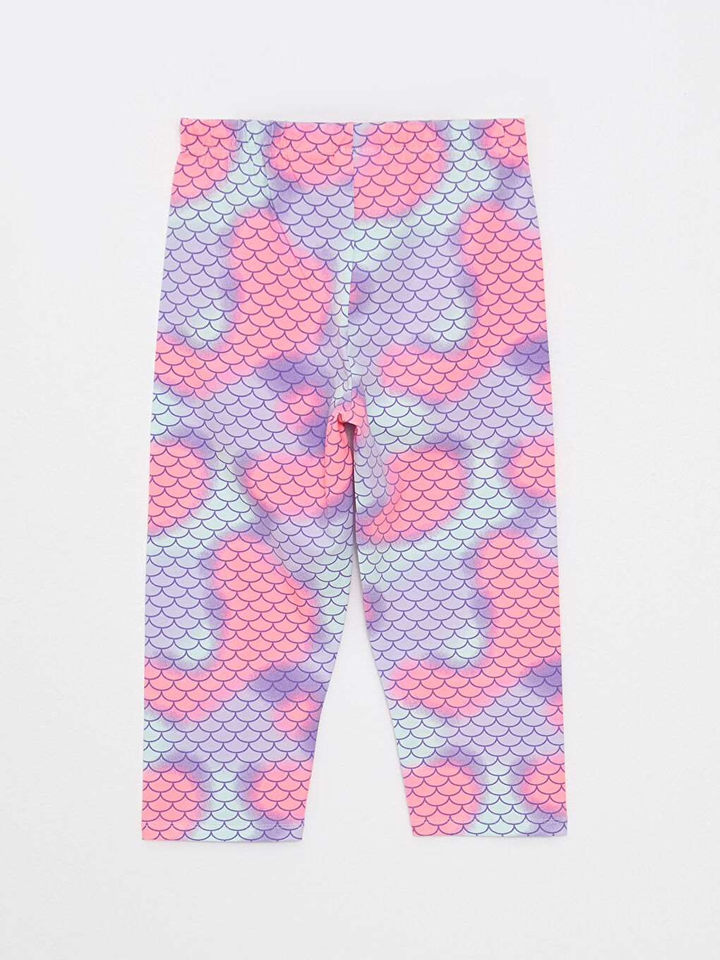 LCW Kids Rundhalsausschnitt Ariel Bedruckt Kurzarm Mädchen T-Shirt und Leggings -S2H481Z4-FPW