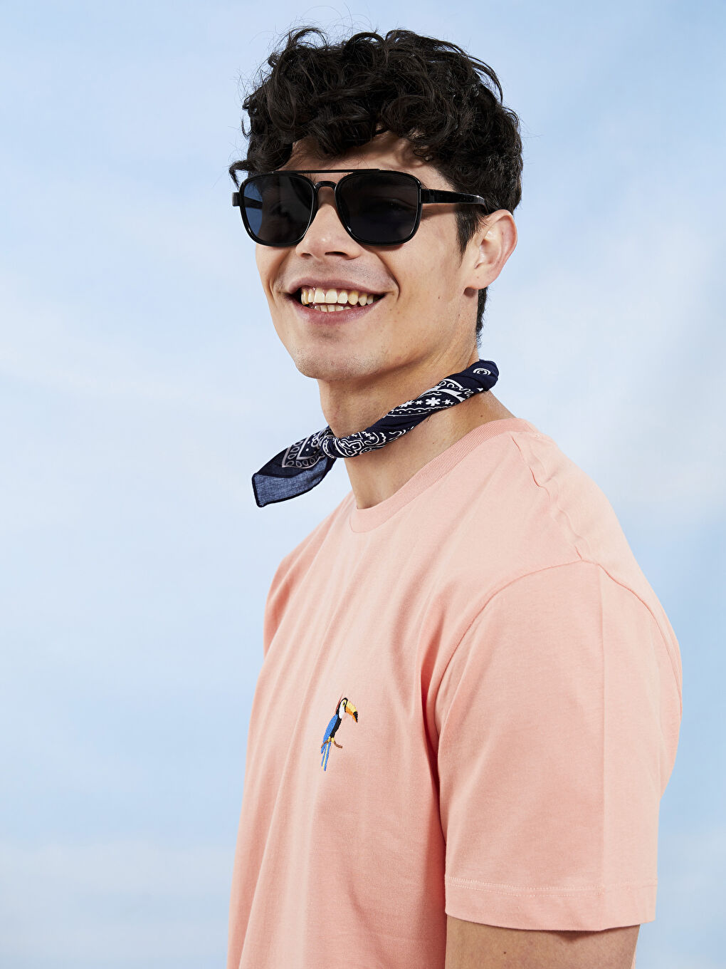 Футболка Мужская с Круглым Вырезом и Коротким Рукавом, Вышитая, Джерси-4