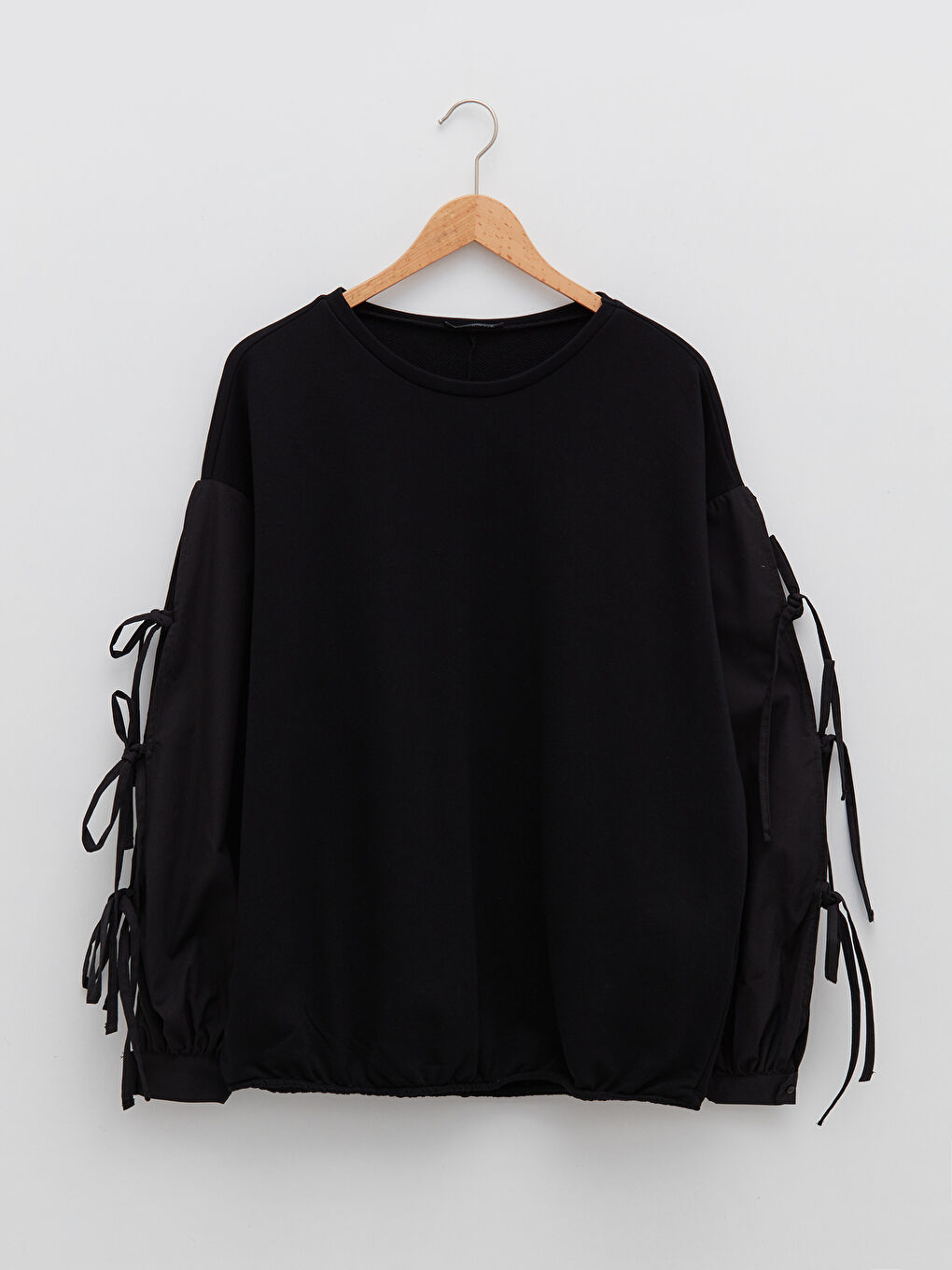 Plus Size Crew Neck Regular Long Sleeve Women's Sweatshirt-6