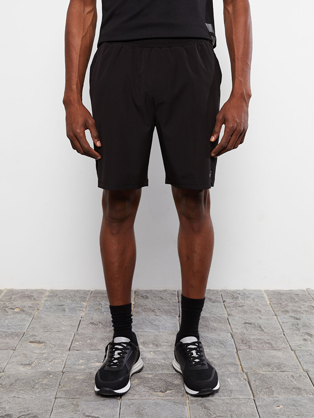 XSIDE ACTIVE Siyah Standart Kalıp Erkek Spor Şort - 3
