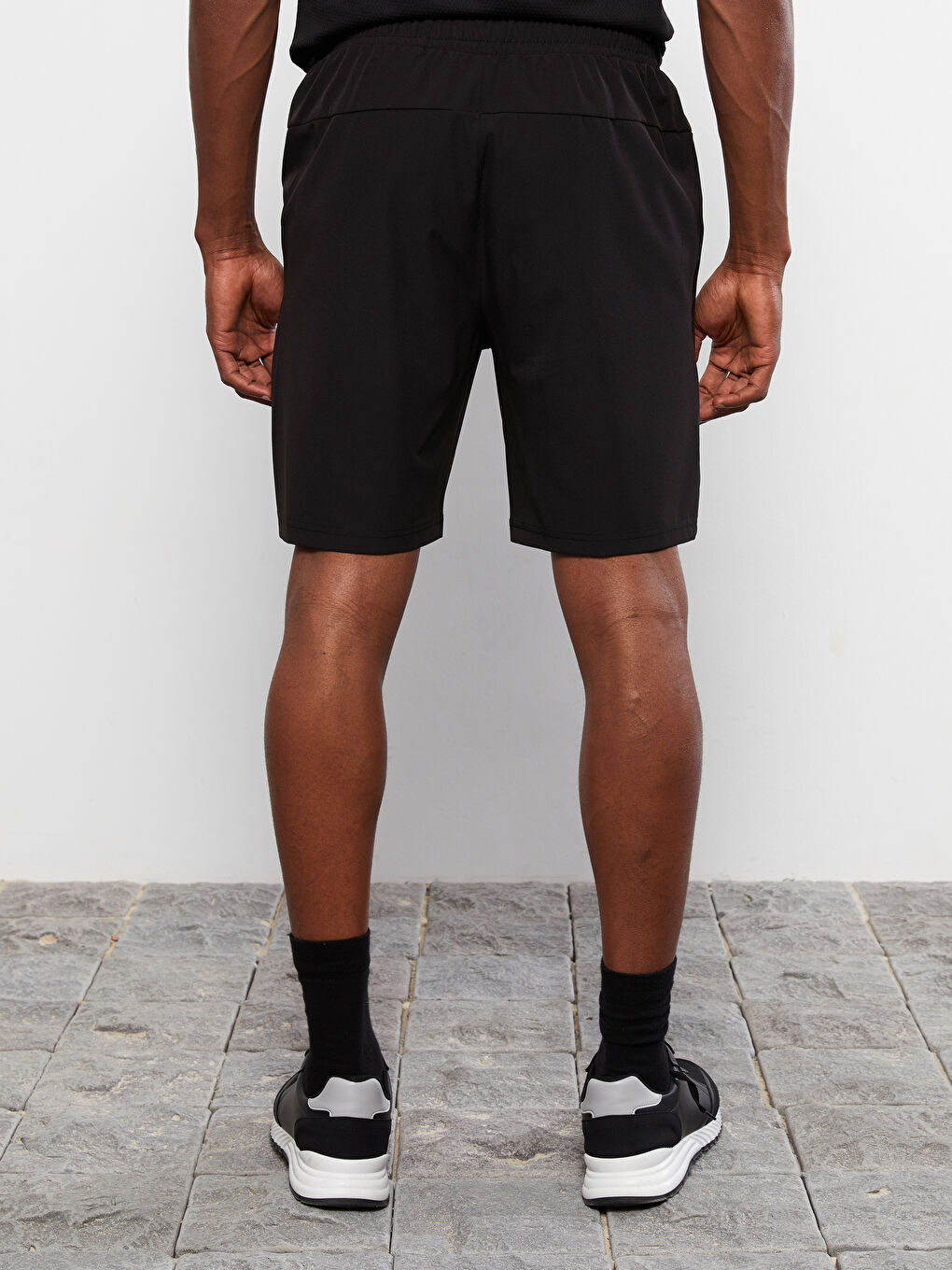 XSIDE ACTIVE Siyah Standart Kalıp Erkek Spor Şort - 4