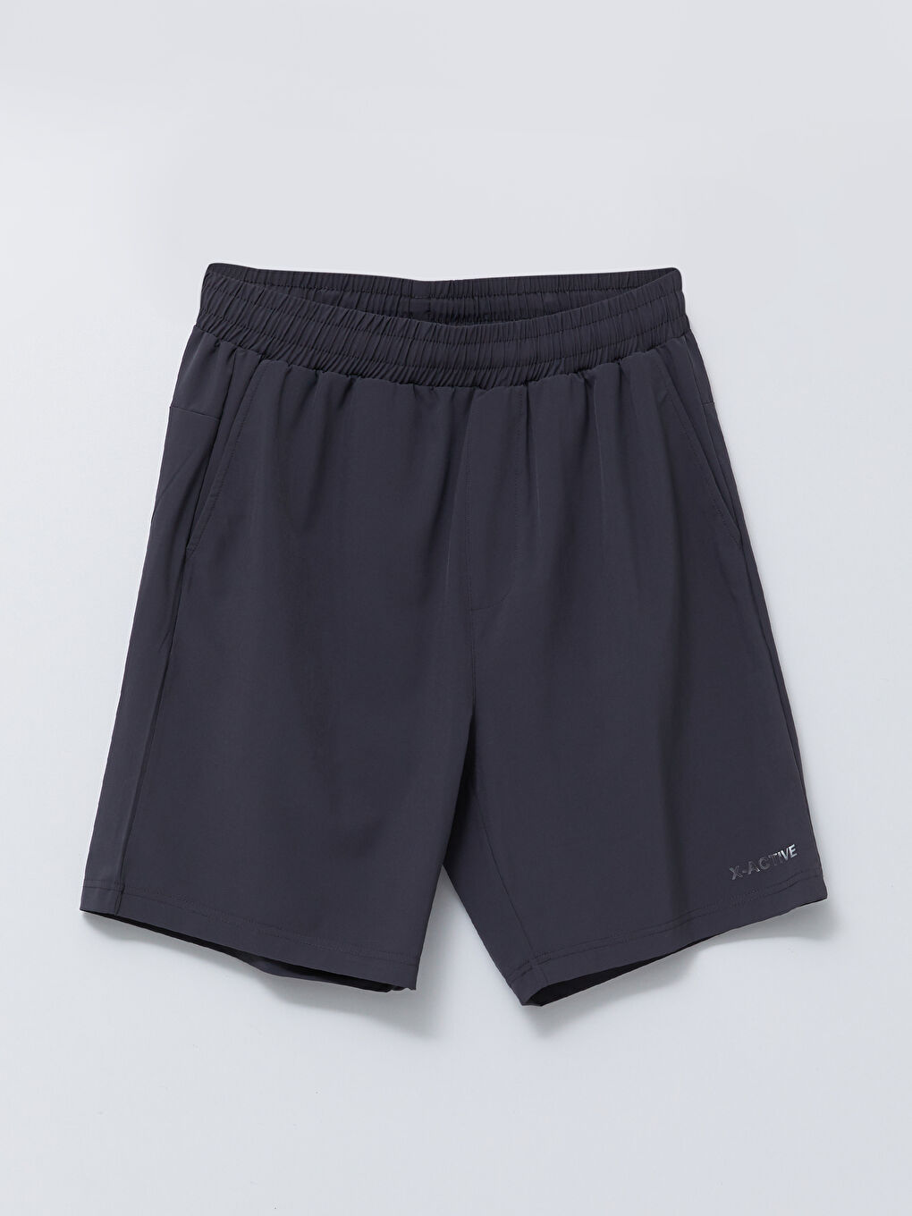 Gri Standart Kalıp Erkek Spor Şort