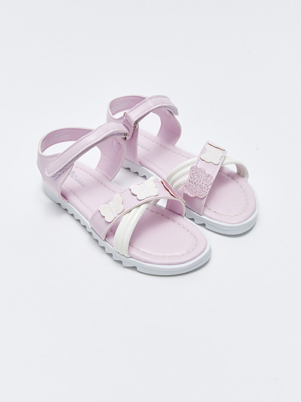 Cross-Band Hook-and-loop Girls' Sandals