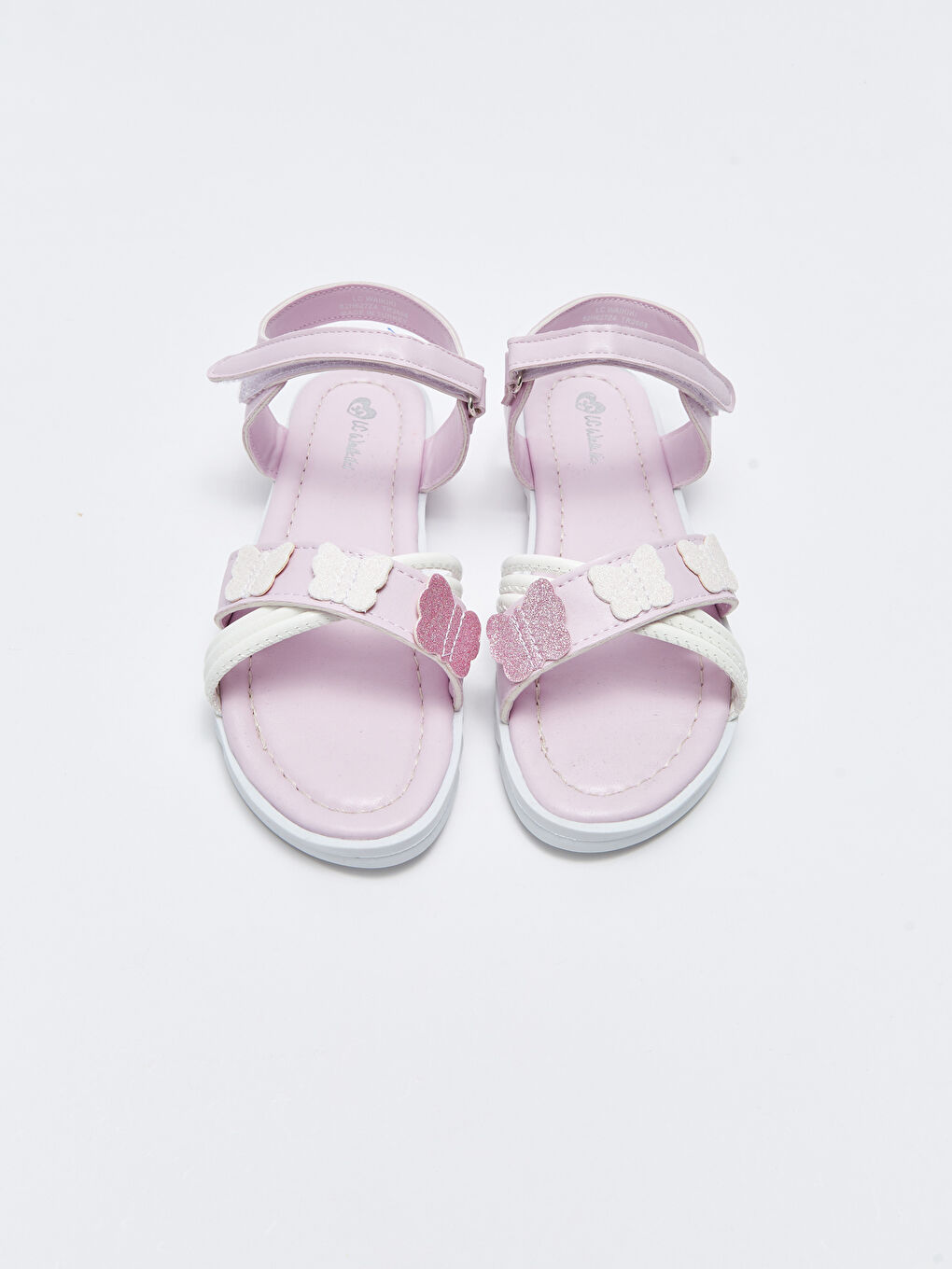 Cross-Band Hook-and-loop Girls' Sandals-2