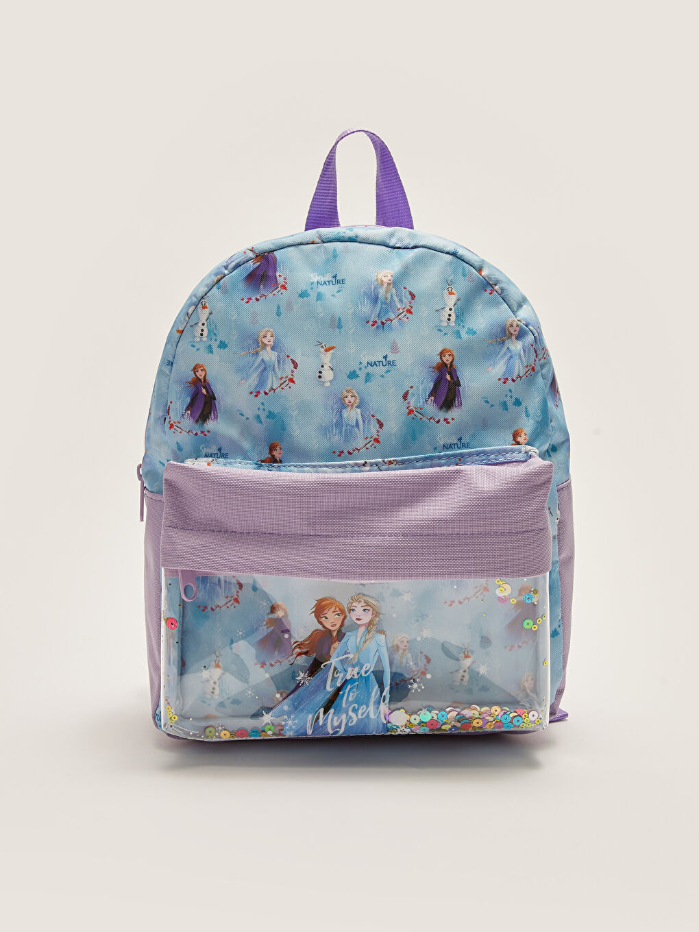 Mavi Frozen Lisanslı Ayarlanabilir Askılı Kız Çocuk Sırt Çantası