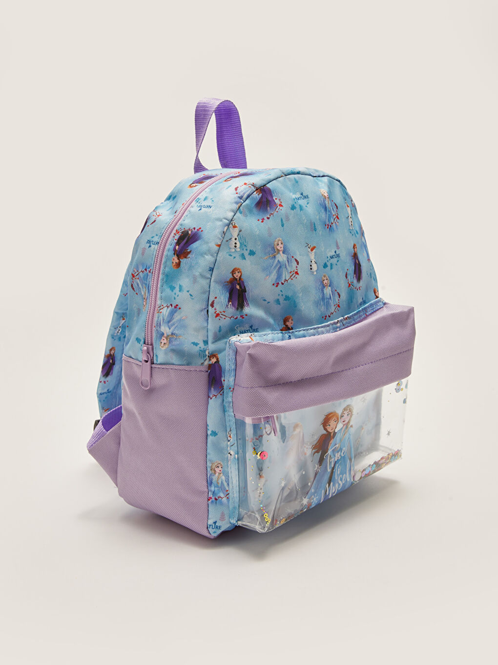 Mavi Frozen Lisanslı Ayarlanabilir Askılı Kız Çocuk Sırt Çantası-1