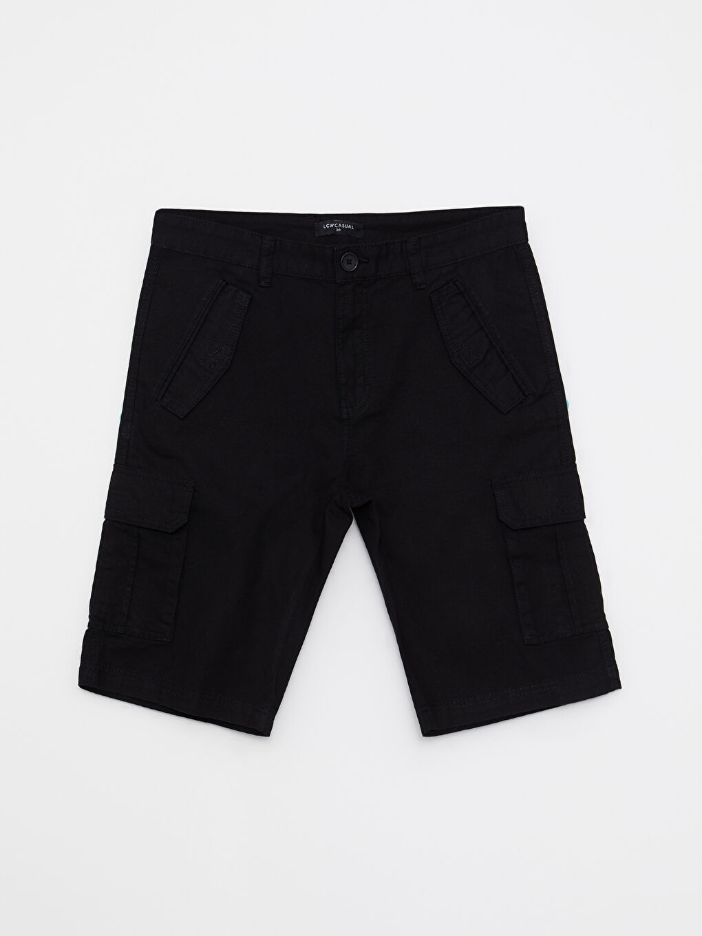 Short Cargo pour Hommes à Coupe Régulière-5