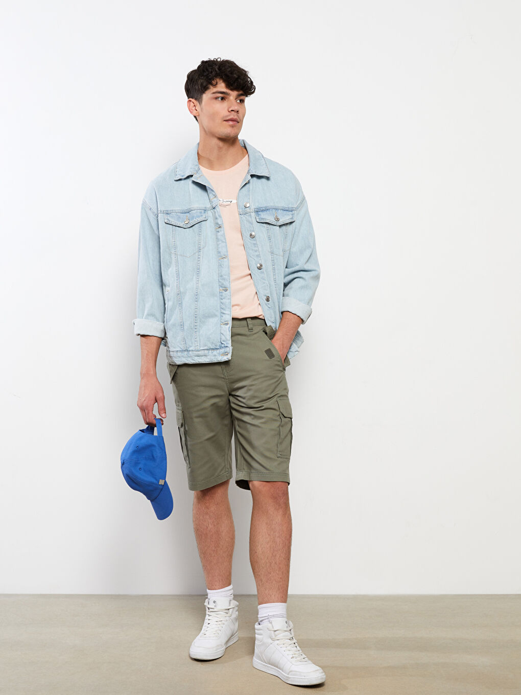 Шорты карго стандартного кроя для мужчин-2