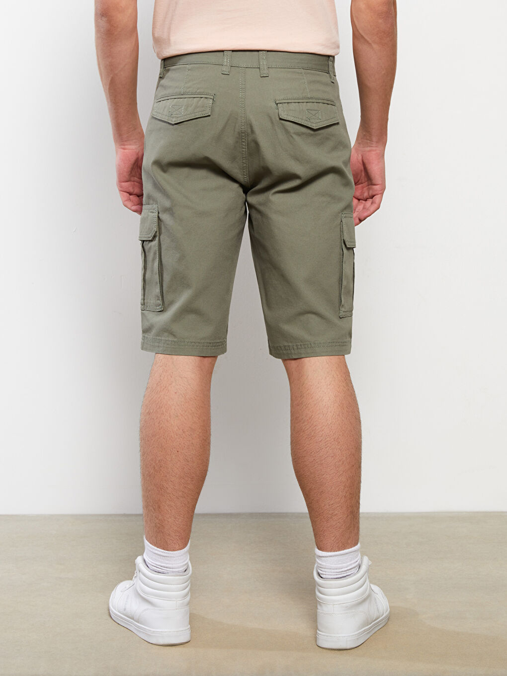 Шорты карго стандартного кроя для мужчин-5