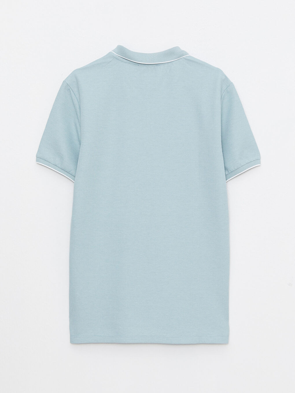 Ерлерге арналған поло жағалы қысқа жең футболка-6