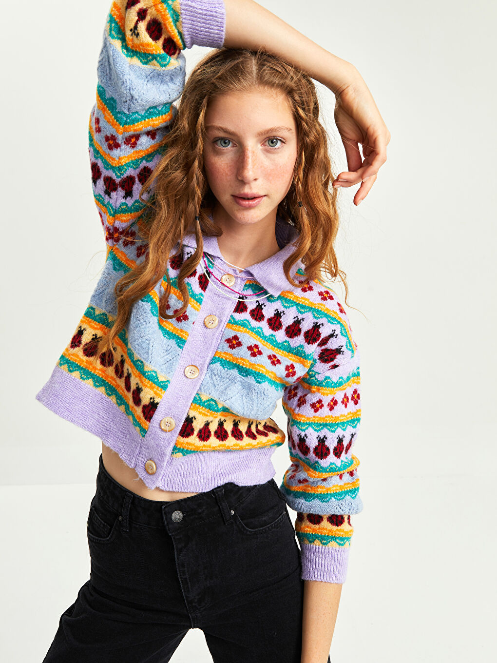 Žena LILA Kardigan-1