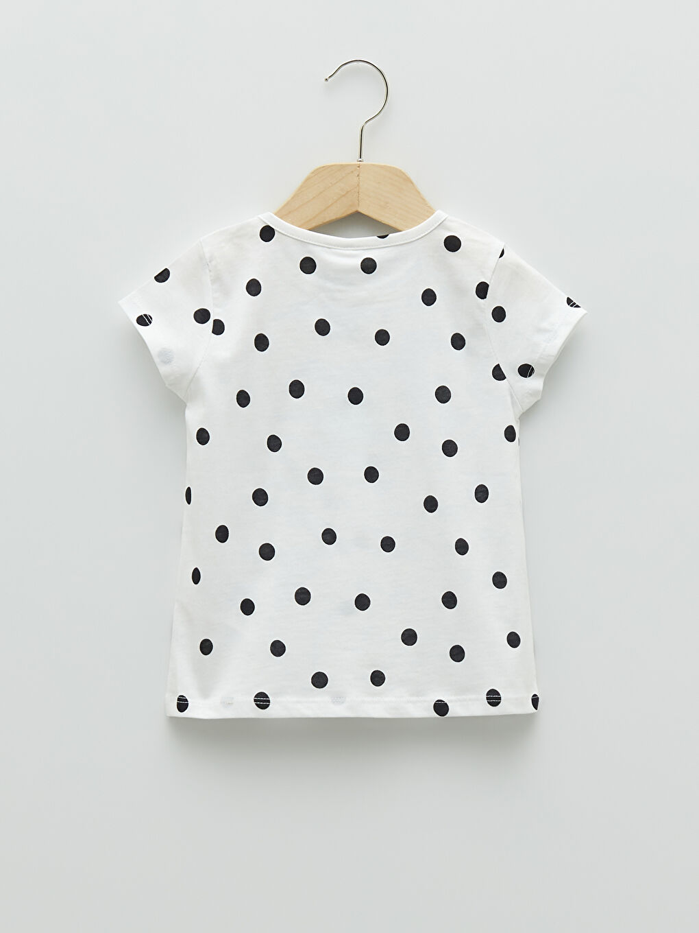 Crew Neck Short Sleeve Printed Baby Girl T-Shirt 2 Pieces-2