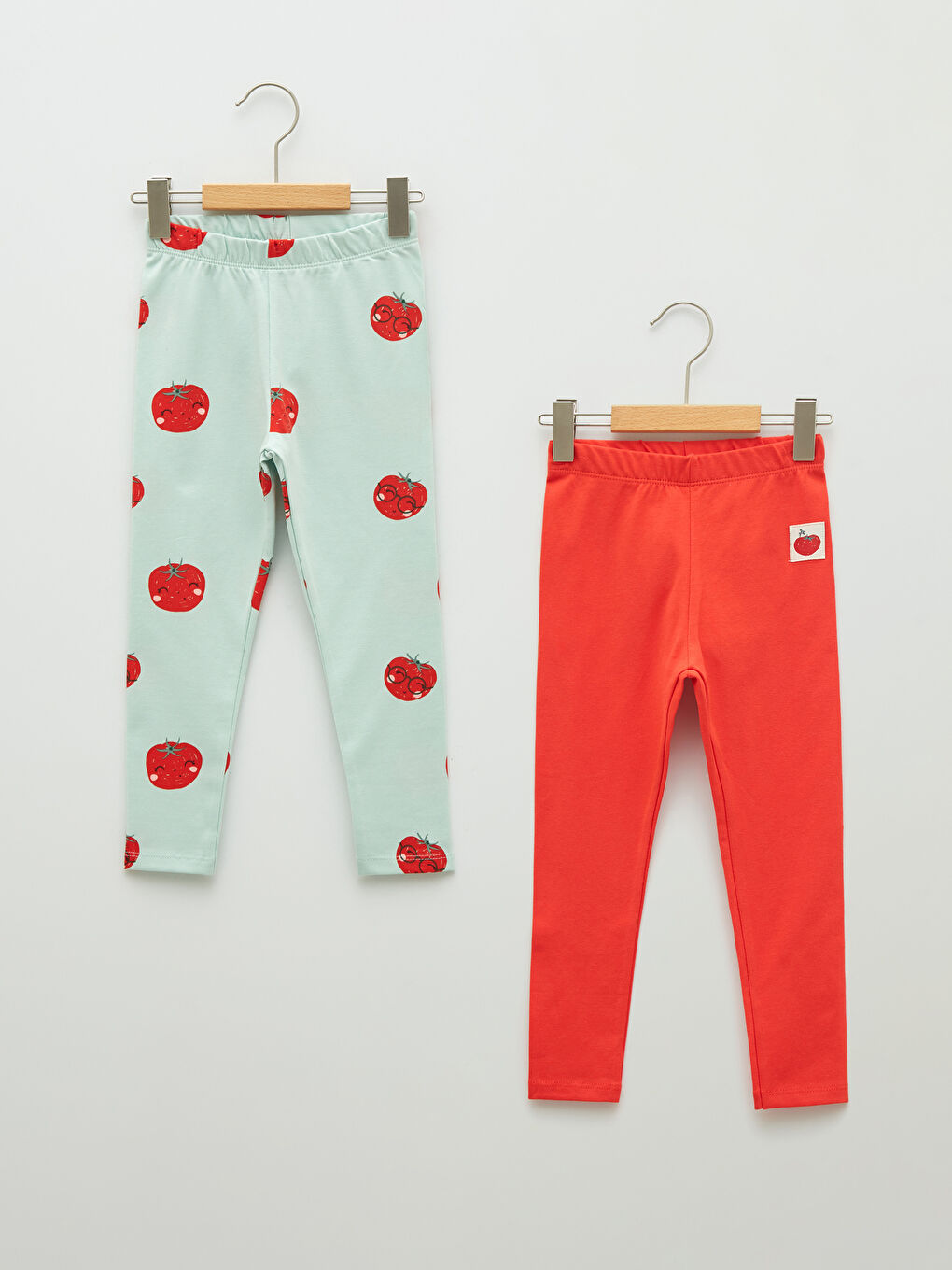 Elasticated Waist Printed Baby Girls' Leggings 2 Pack