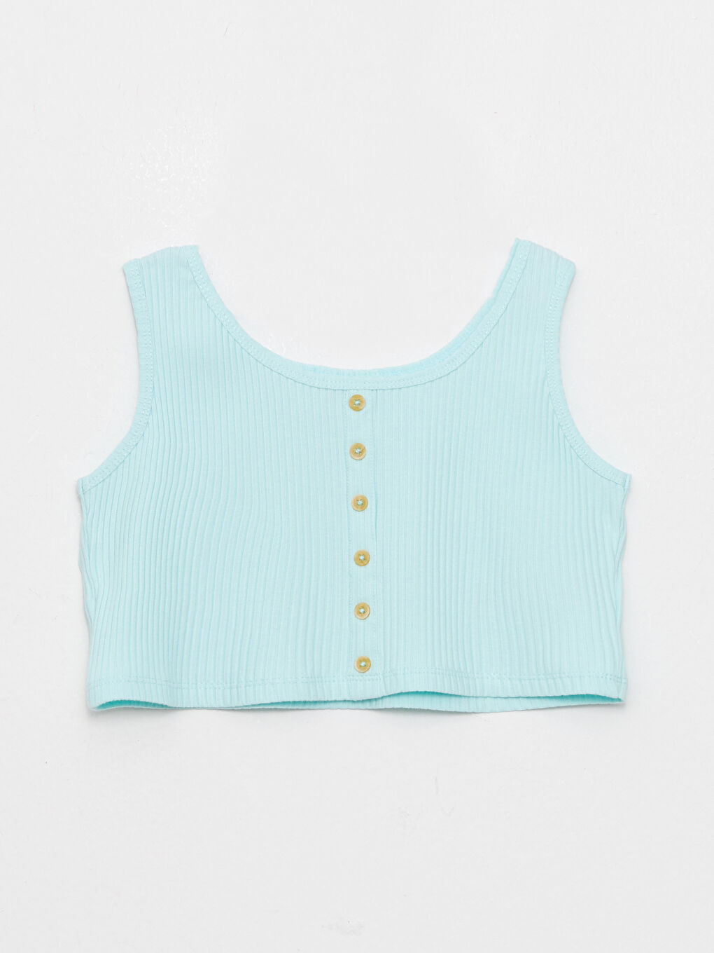 U Neck Basic Girls' Singlet -S2H775Z4-FVQ