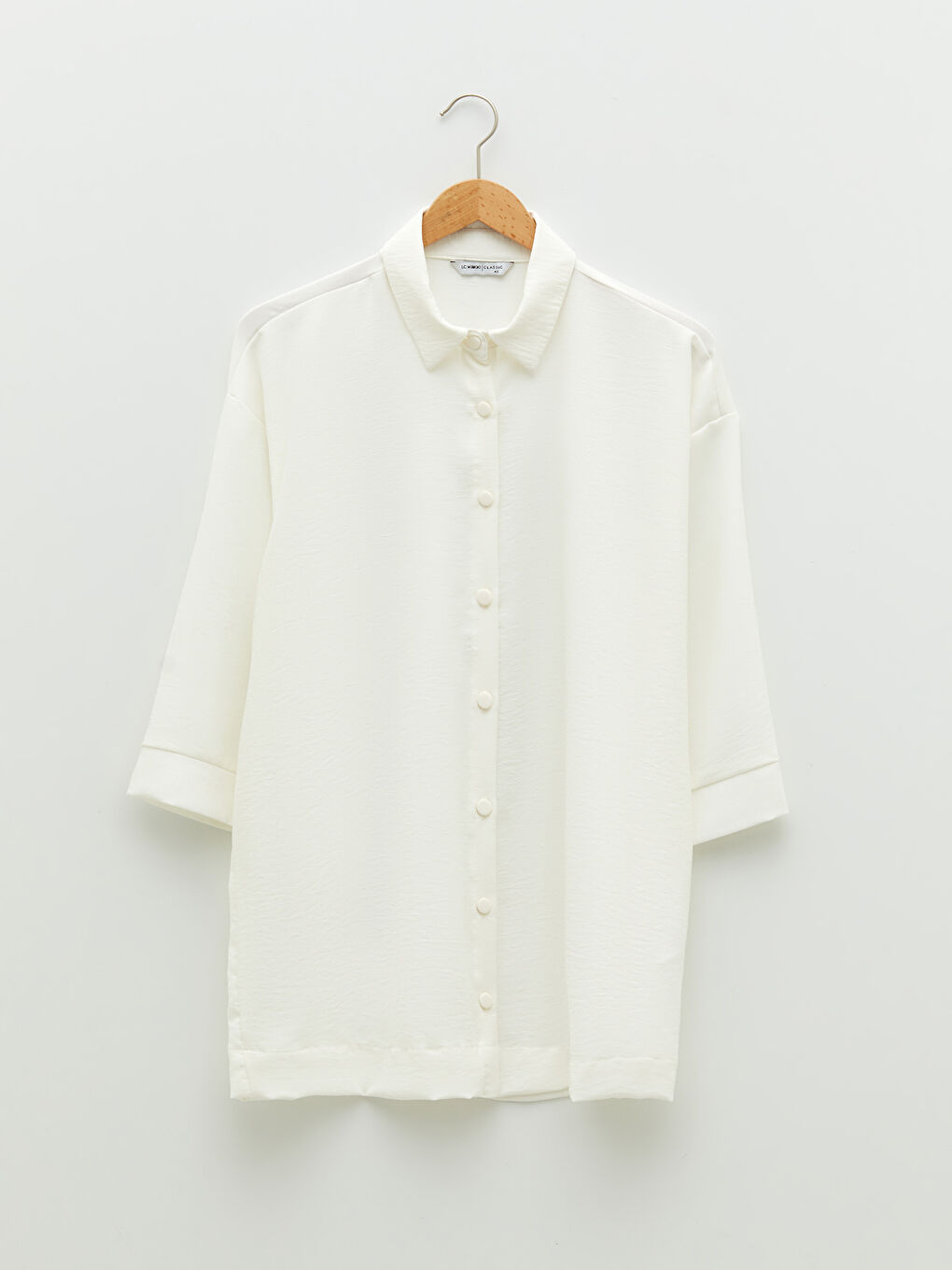 Women's Plus Size Plain Shirt-10