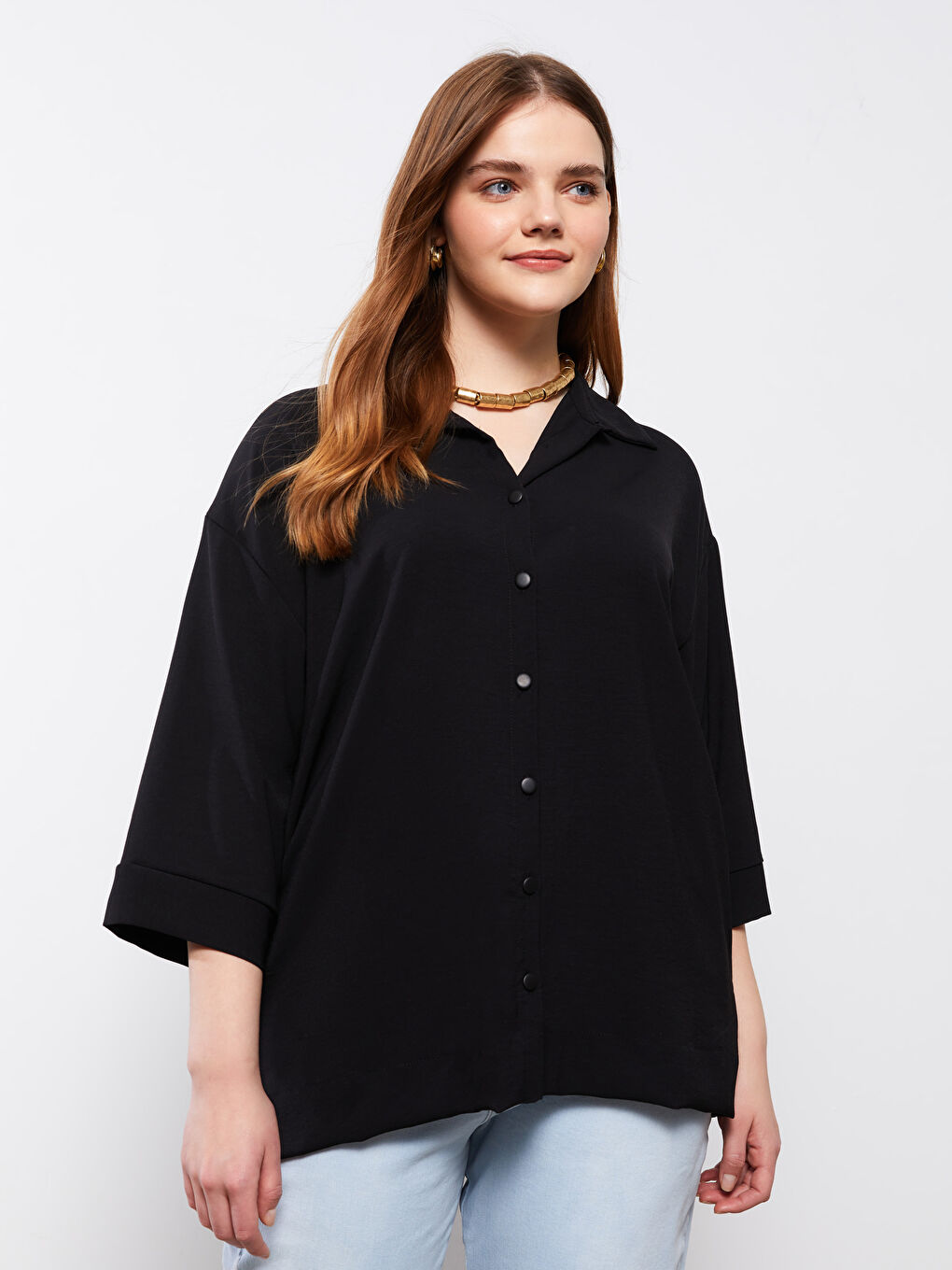 قميص اسود نساء-1