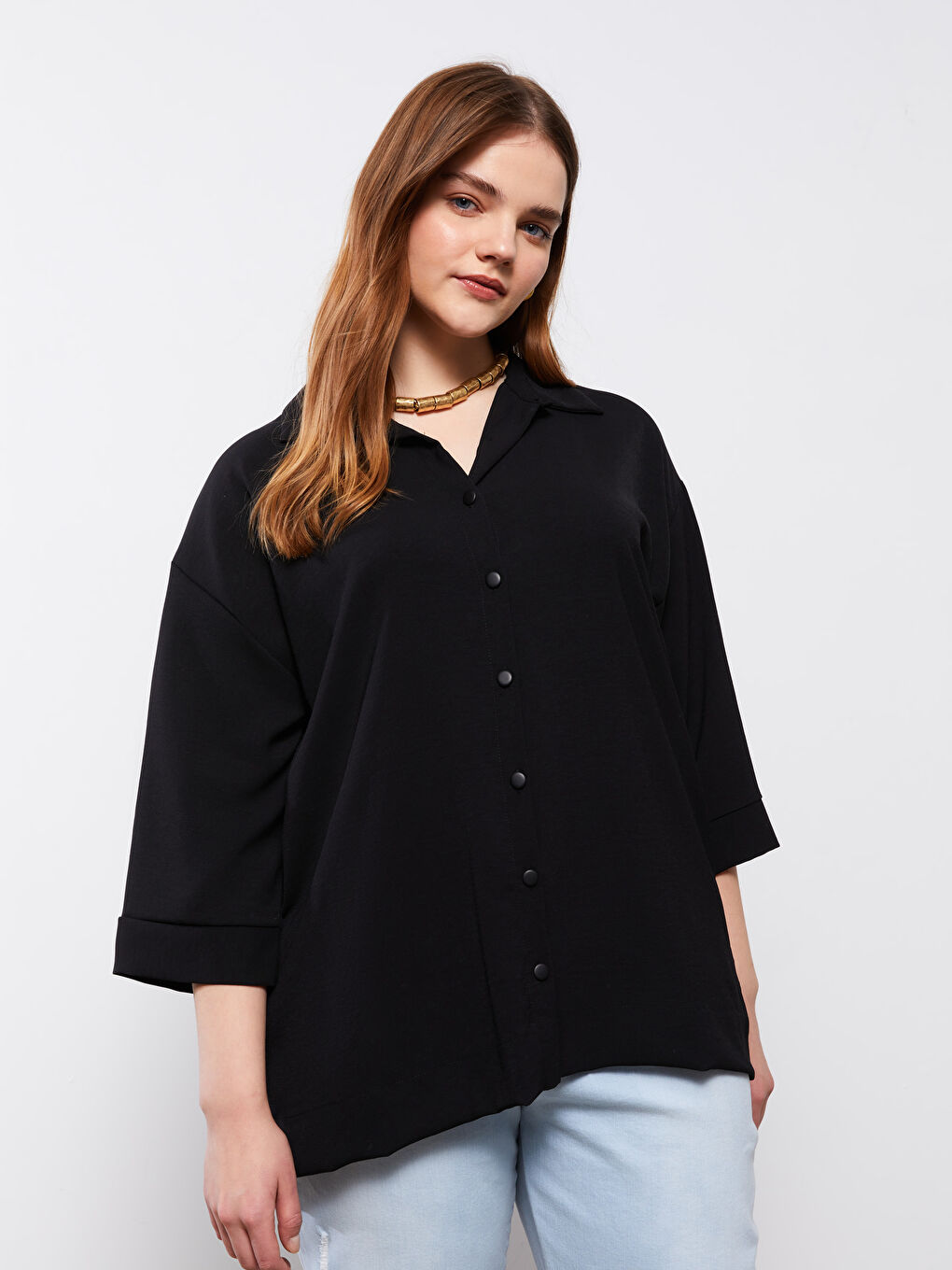 قميص اسود نساء-3