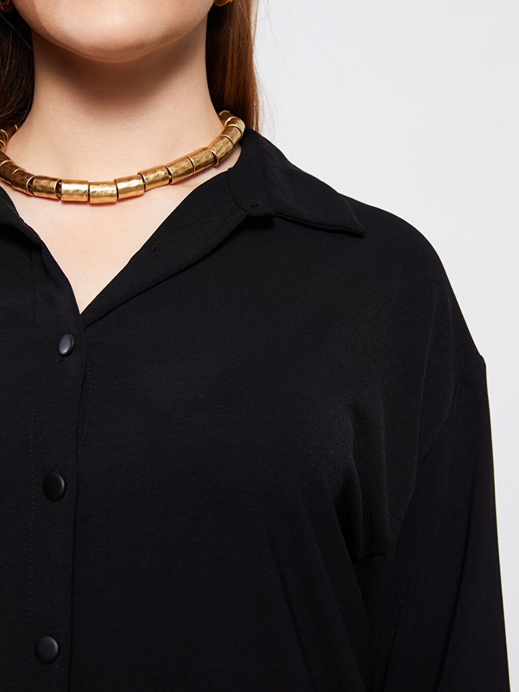 قميص اسود نساء-7