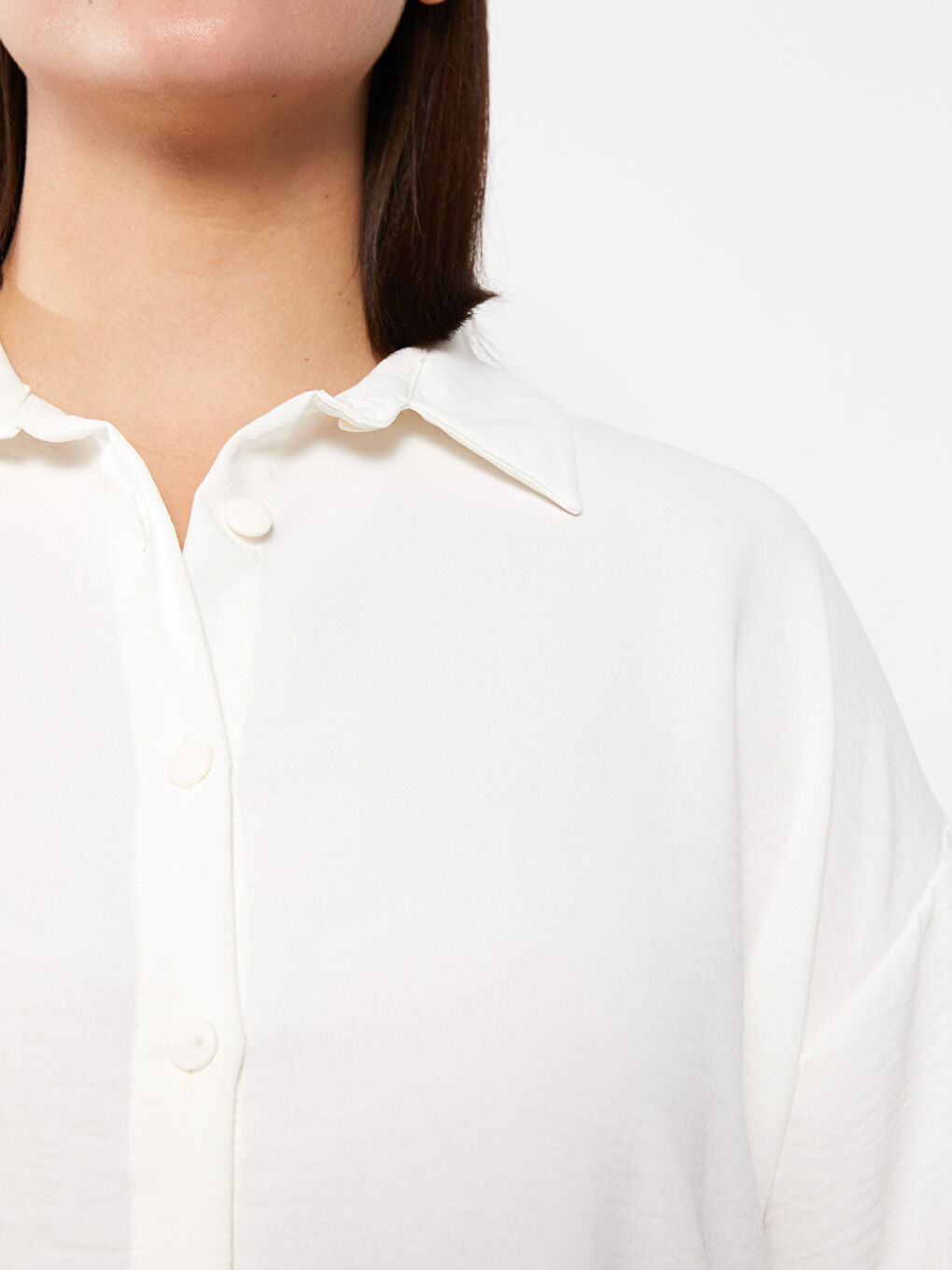 Women's Plus Size Plain Shirt-6