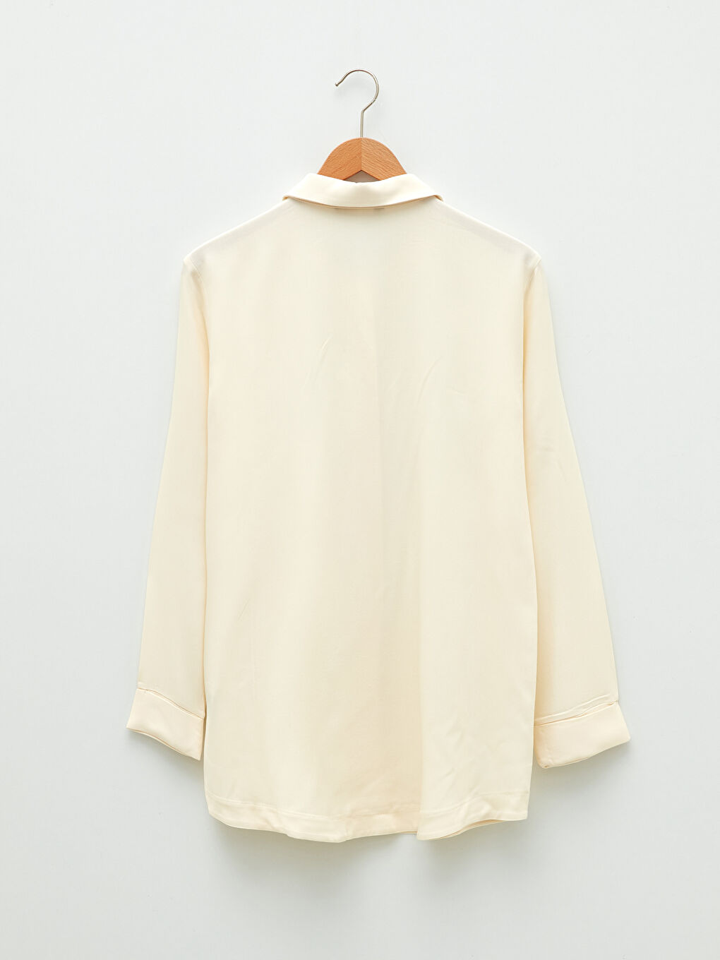 Plain Long Sleeve Oversize Women's Shirt Tunic-6