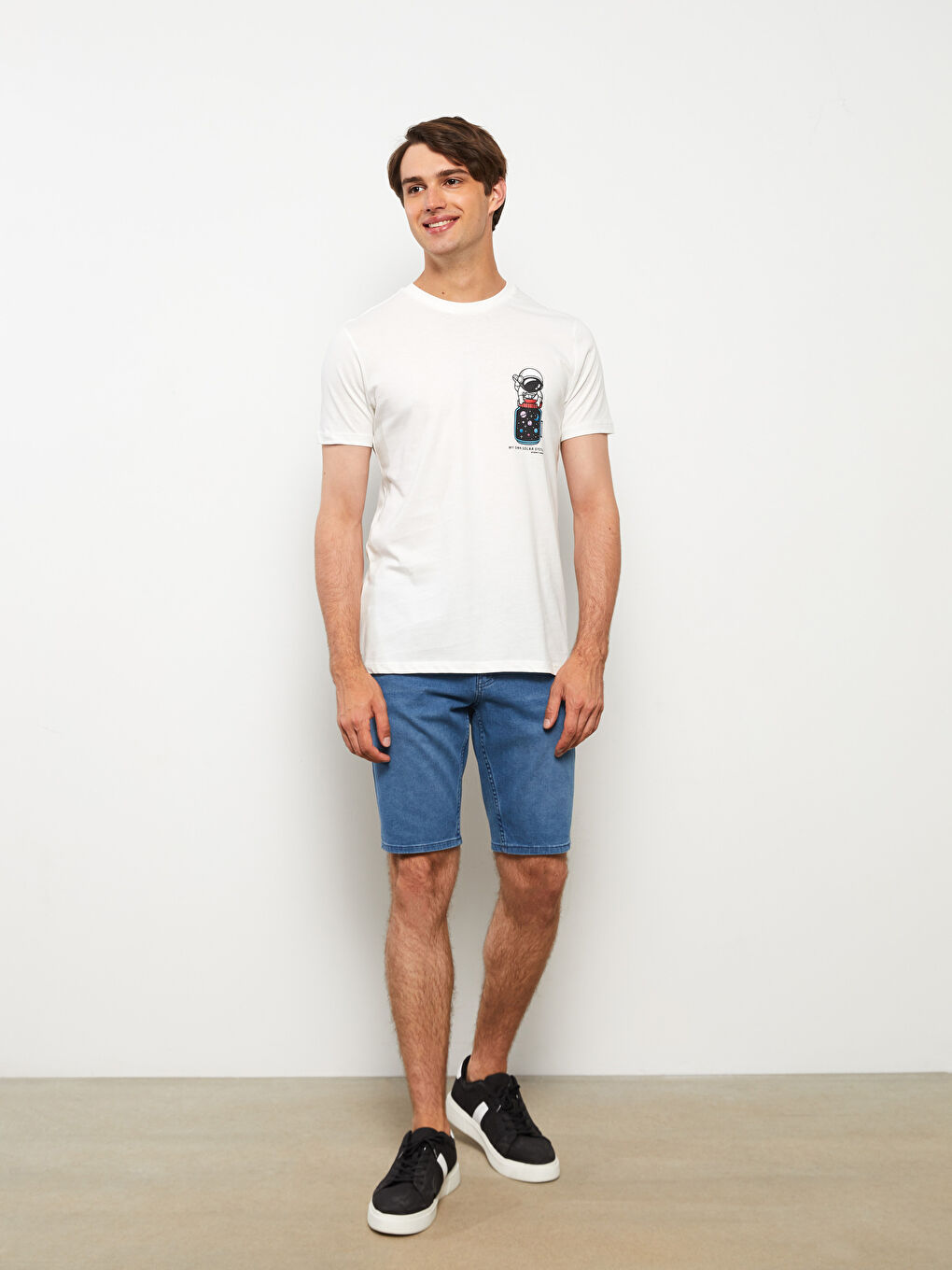 LCW Jeans Indigo Slim Fit Erkek Jean Şort