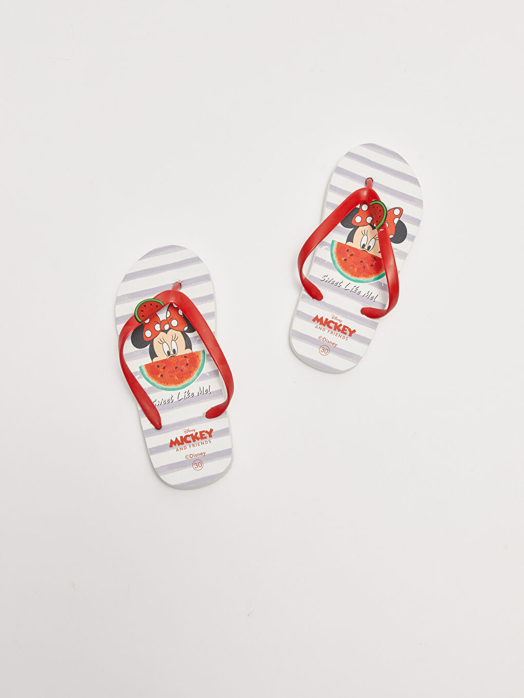 Лицензионные пляжные шлепанцы Минни Маус для девочек-4