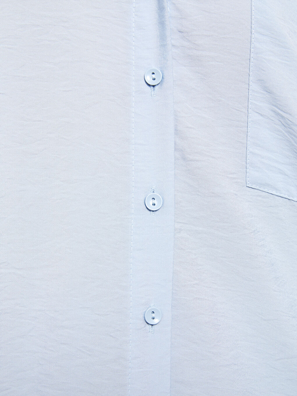 Women's Front Button Closure Plain Shirt-4