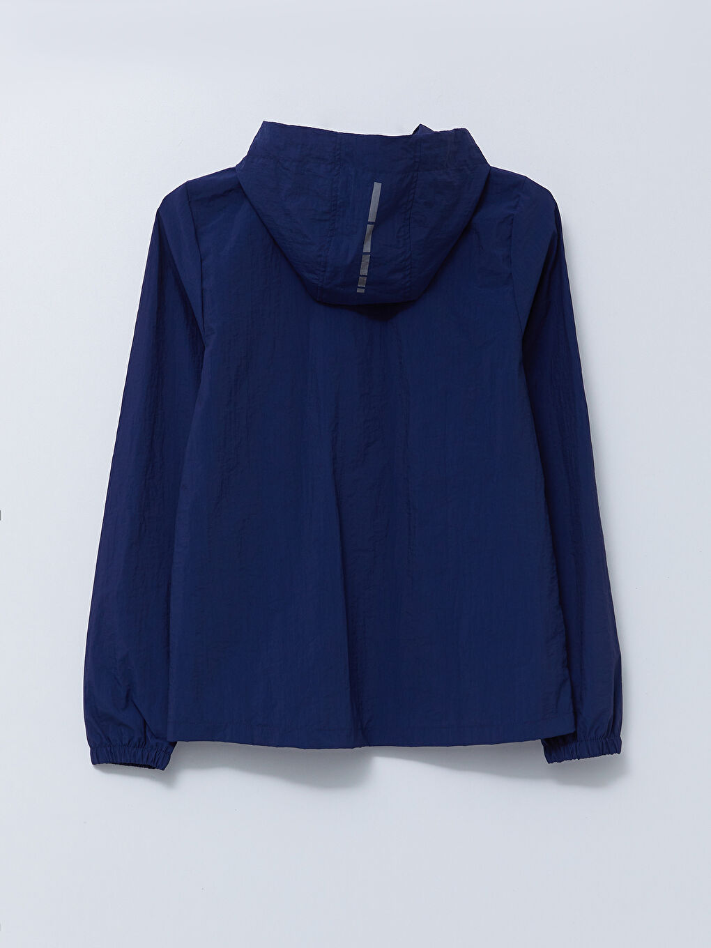 Hooded Straight Long Sleeve Women's Outdoor Raincoat-6